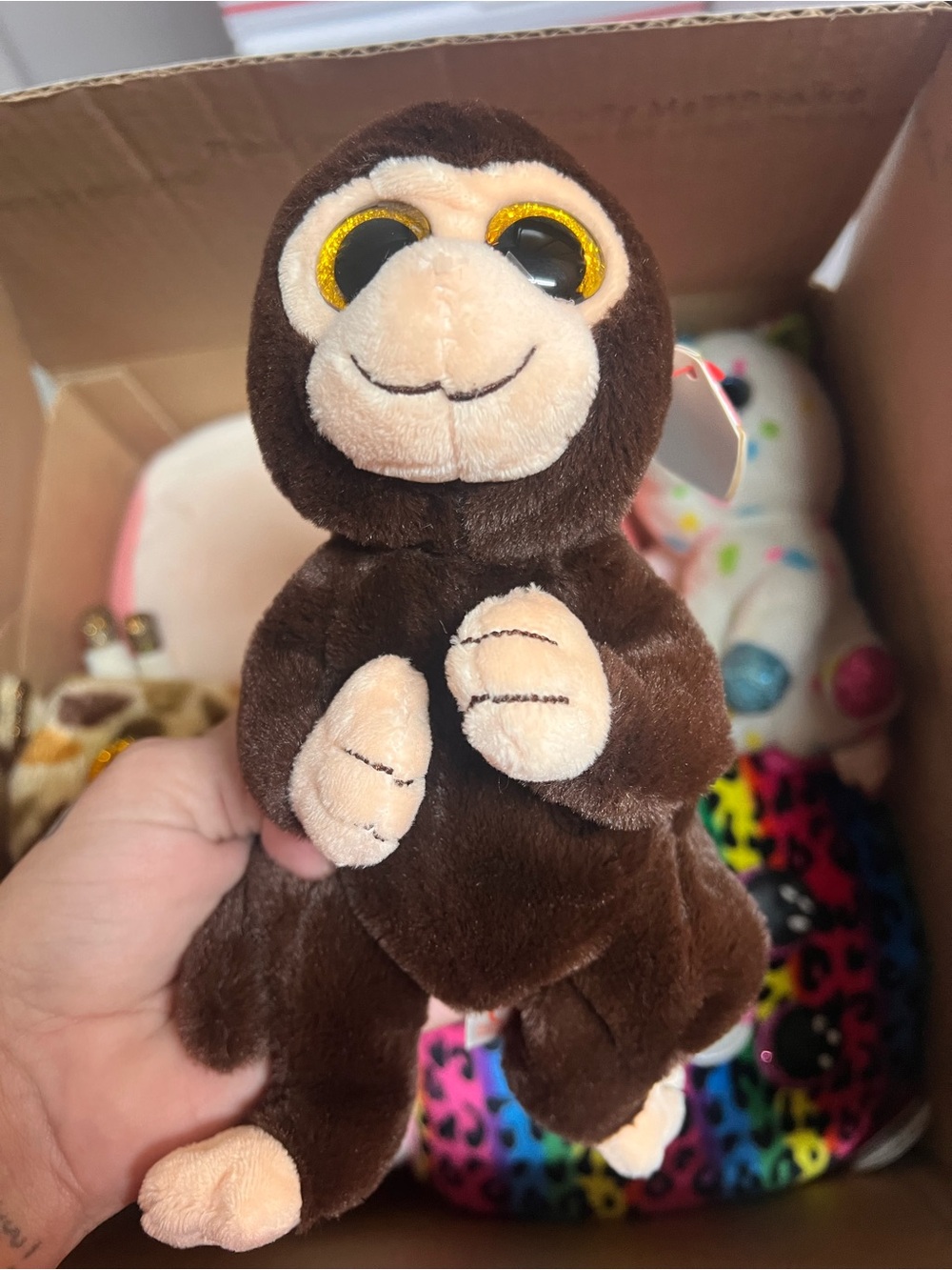 Plush Brown monkey TY